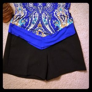 BR: black dress shorts sz 0